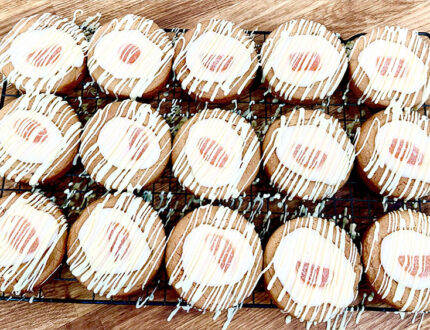 Scottish Irn Bru Cookies step by step