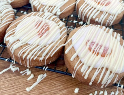 Scottish Irn Bru Cookies step by step
