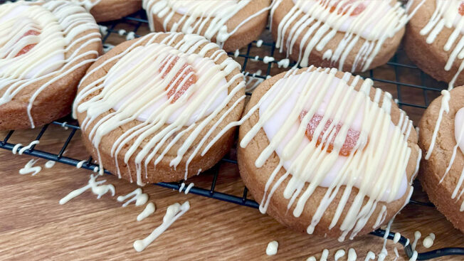 Scottish Irn Bru Cookies step by step
