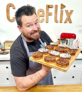 Caramel Pecan Cookies step by step
