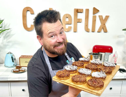 Caramel Pecan Cookies step by step