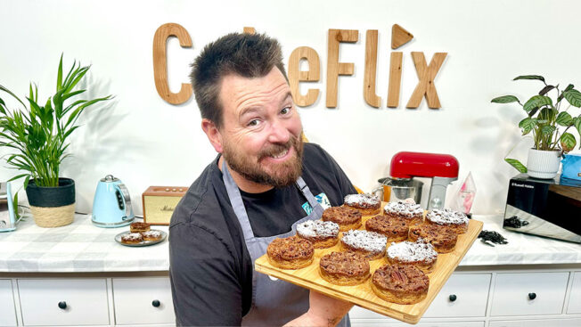 Caramel Pecan Cookies step by step