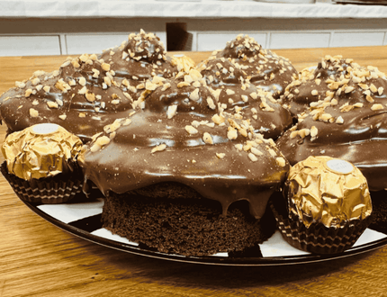 Ferrero Roche mini-cakes