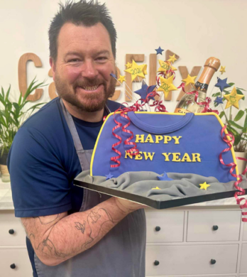 Happy New Year Champagne Cake Tutorial