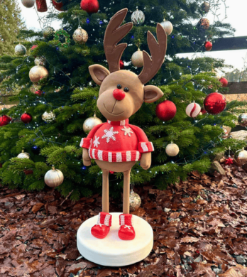 Rudolph the red nosed reindeer cake tutorial