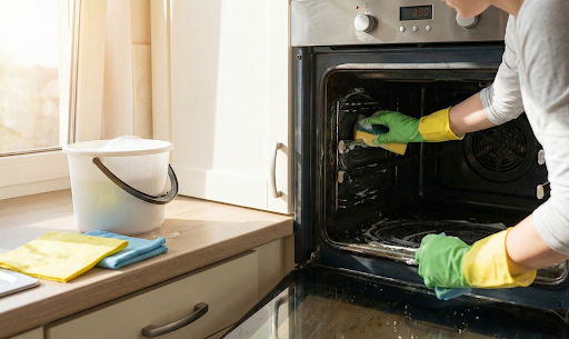 Clean the oven 