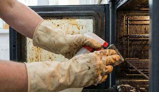 Oven cleaning