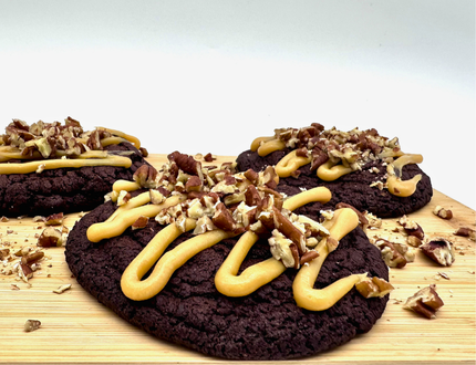 Chocolate Turtle Cookies Tutorial