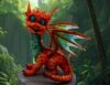 Dragon Sugar Model Cake Topper