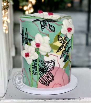 Wild Orchids Buttercream Cake Tutorial