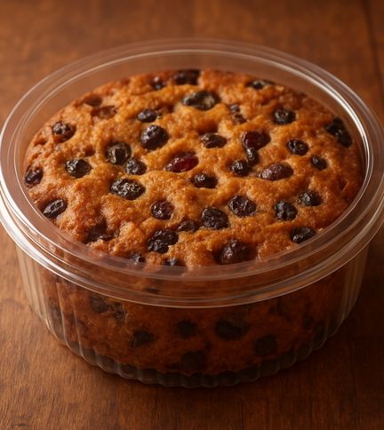 storage time for rich fruit cake without alcohol