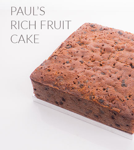 storage time for rich fruit cake without alcohol