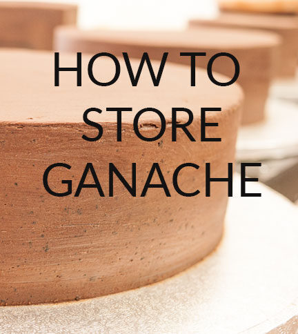 How to store ganache