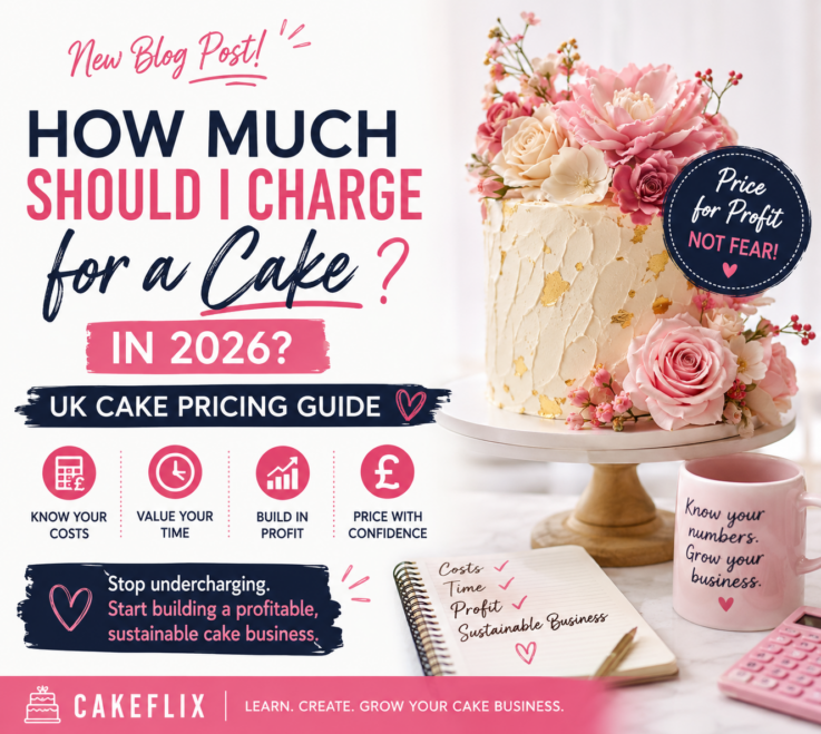 Cake pricing guide UK for cake decorators