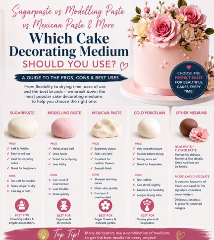 Best Cake Decorating Mediums Explained
