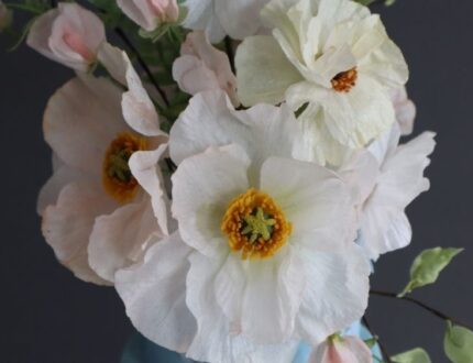 Icelandic Wafer Paper Poppy Tutorial by Anna | Florea Cakes