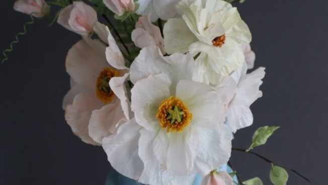 Icelandic Wafer Paper Poppy Tutorial by Anna | Florea Cakes