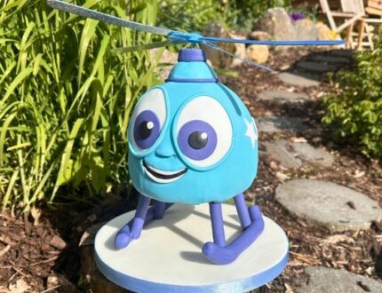 Cartoon Helicopter Cake Tutorial