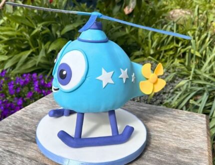 Cartoon Helicopter Cake Tutorial