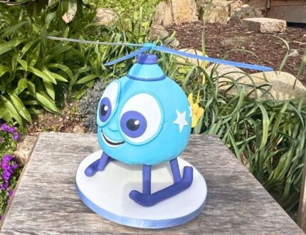 Cartoon Helicopter Cake Tutorial