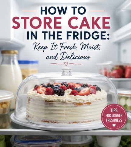 How to store cake in the fridge