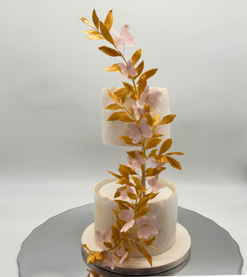 Floating Tiered Wedding Cake