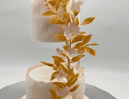 Floating Tiered Wedding Cake